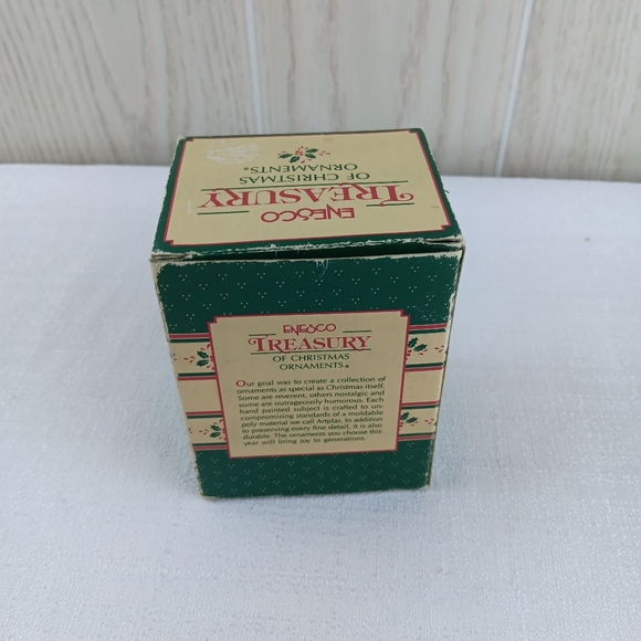 Vintage 80s Enesco Special Delivery Mouse mailing letter mail box Red post box - Picture 11 of 12